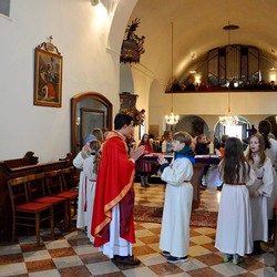 Hl. Messe in der Pfarrkirche